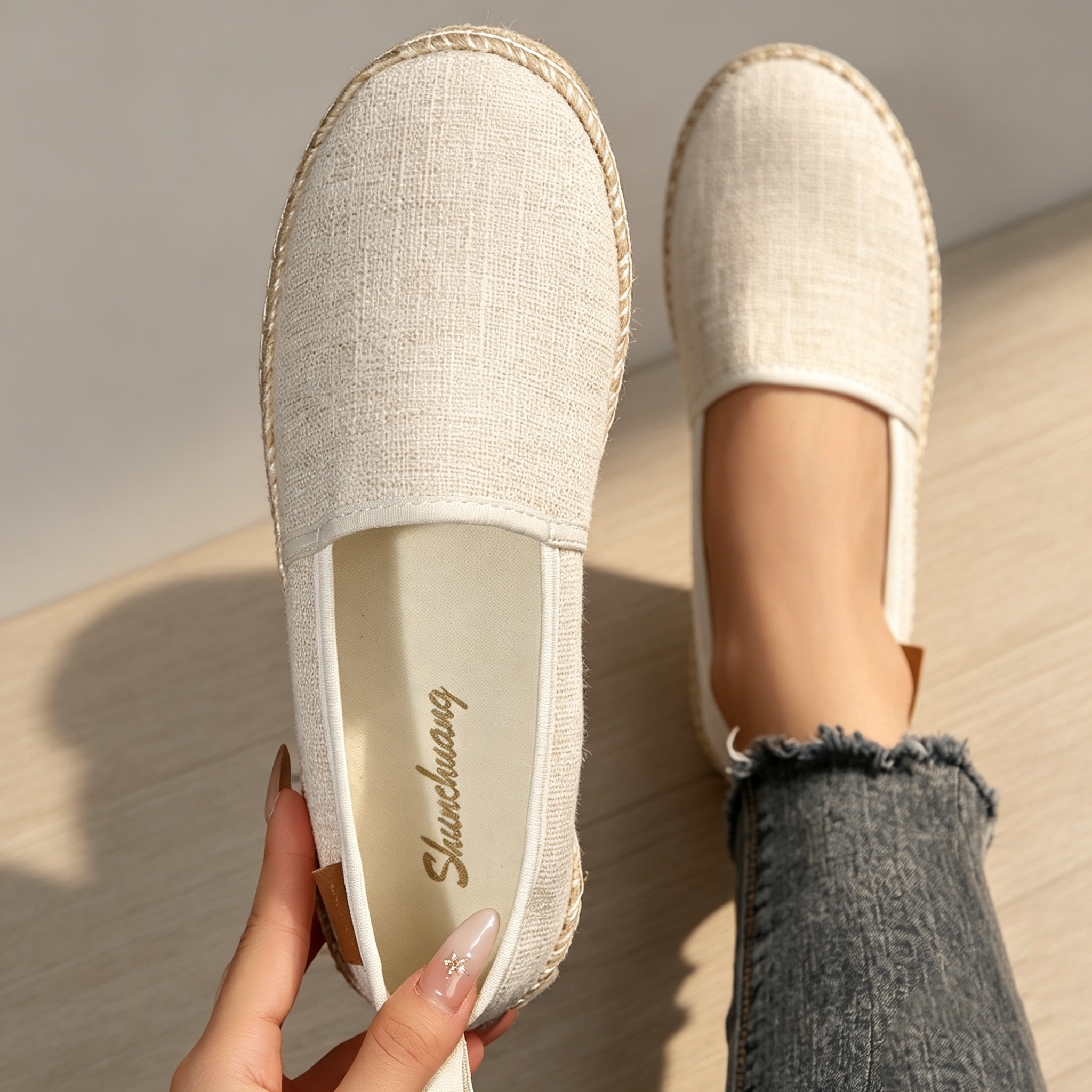 Casual Easy Walk Flat Fisherman Shoes