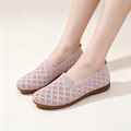Women's Mesh Cut-out Slip-on Knit Casual Loafers