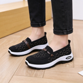 Women's Breathable Knit Slip-On Walking Shoes