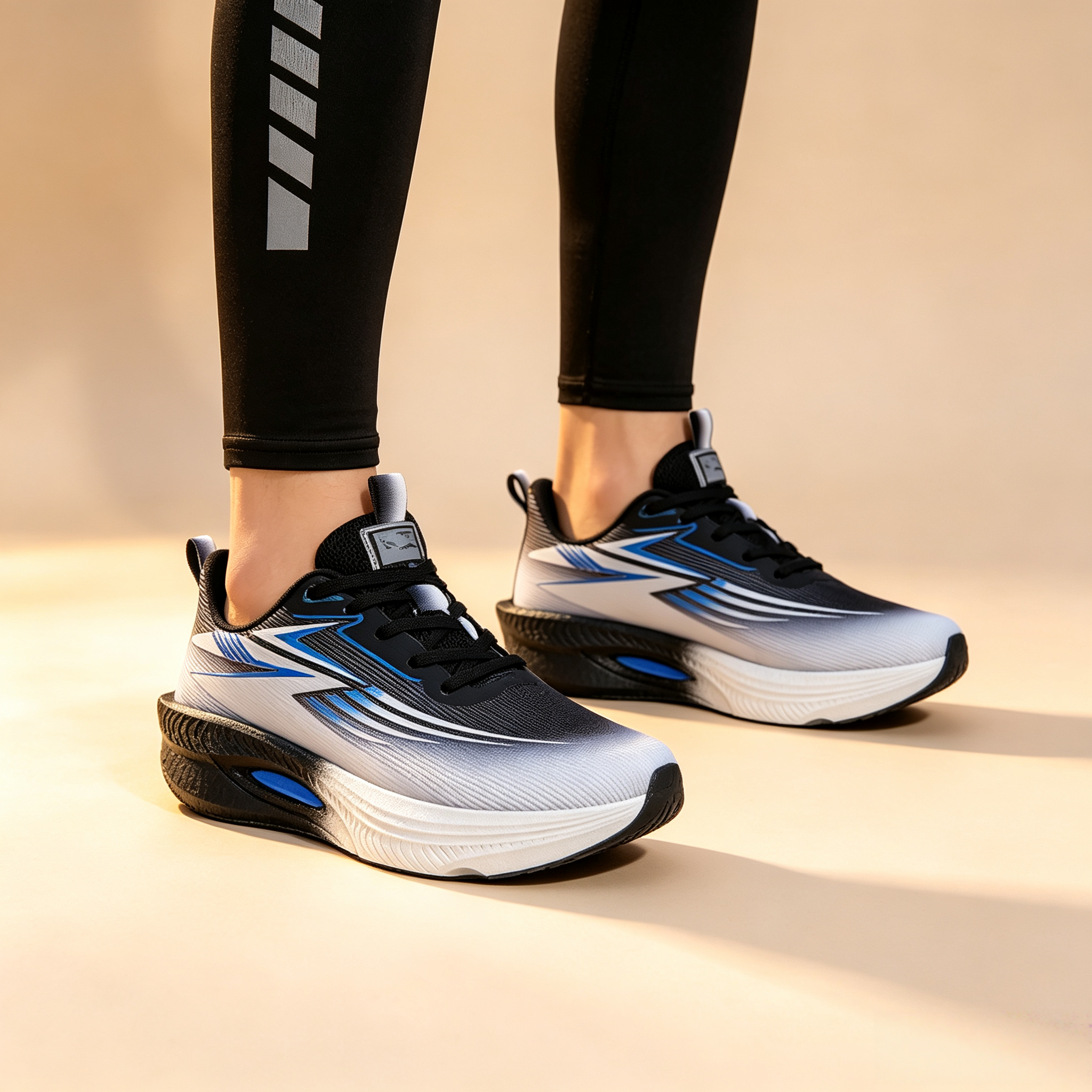 Breathable Gradient Shock-Absorbing Sports Shoes