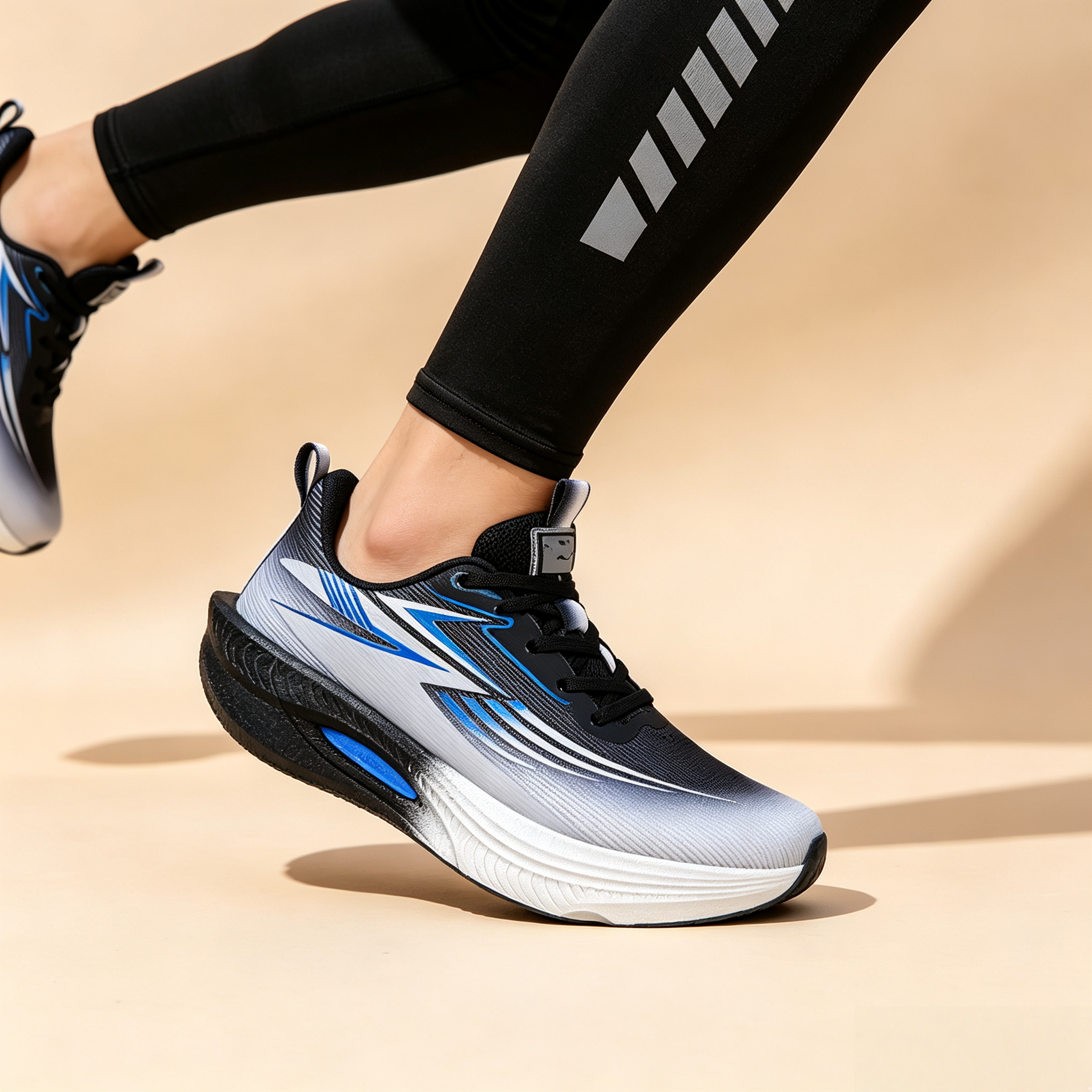 Breathable Gradient Shock-Absorbing Sports Shoes