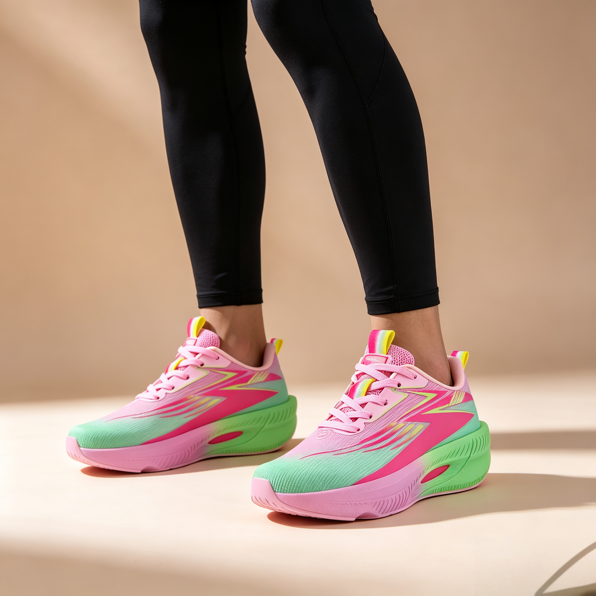 Breathable Gradient Shock-Absorbing Sports Shoes